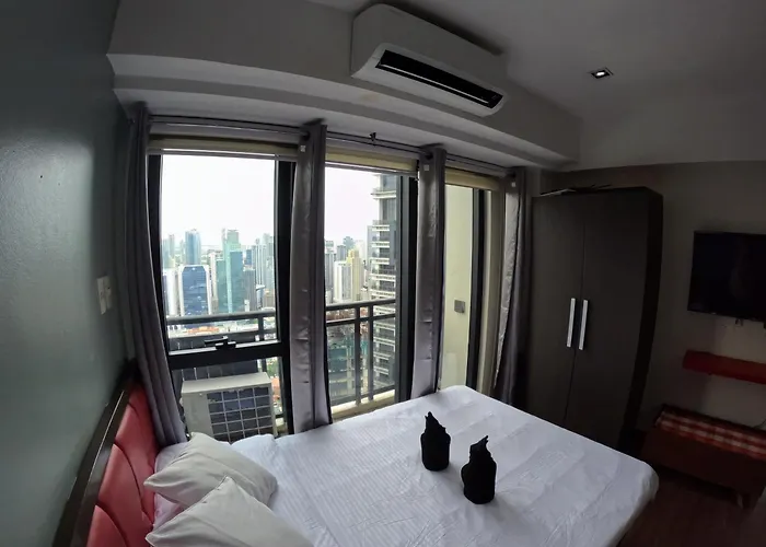 56th Floor -sauna - Makati View - Knightsbridge Residences Homestay