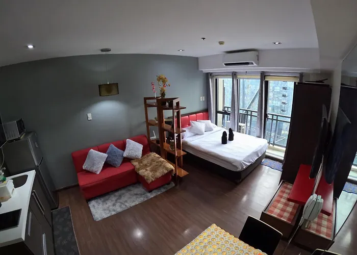 Homestay 56th Floor -sauna - Makati View - Knightsbridge Residences