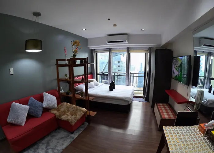 Homestay 56th Floor -sauna - Makati View - Knightsbridge Residences *